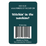 Back of the Sea Turtle Needle Minder Quilt Pattern by Primrose Cottage