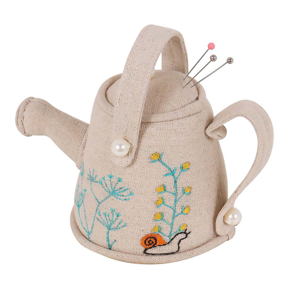 Back of Pincushion Watering Can - Hobby Gift USA