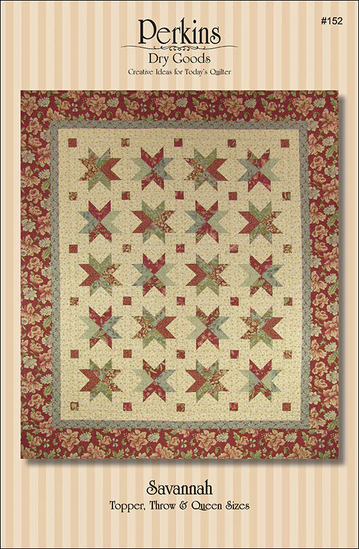 Savannah Quilt Pattern by Perkins Dry Goods