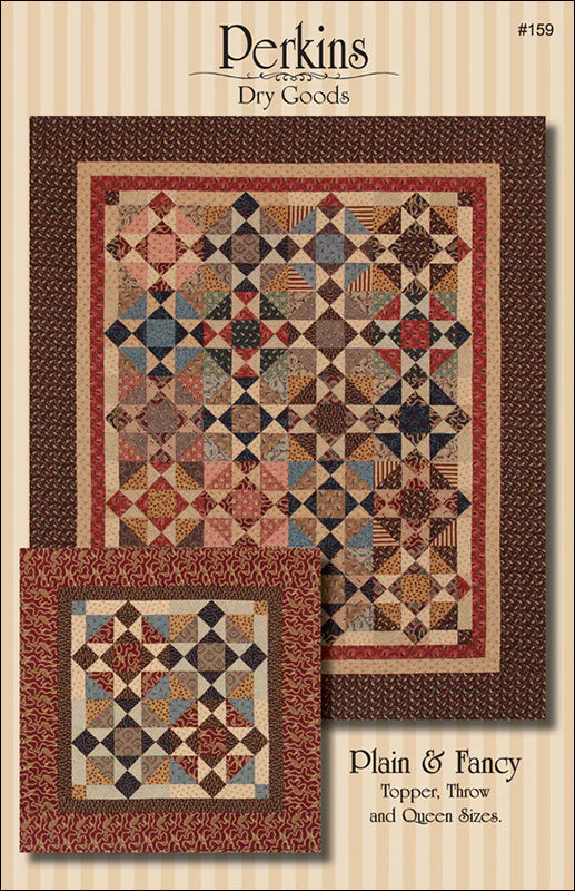 Plain & Fancy Quilt Pattern by Perkins Dry Goods