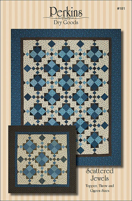 Scattered Jewels Quilt Pattern by Perkins Dry Goods