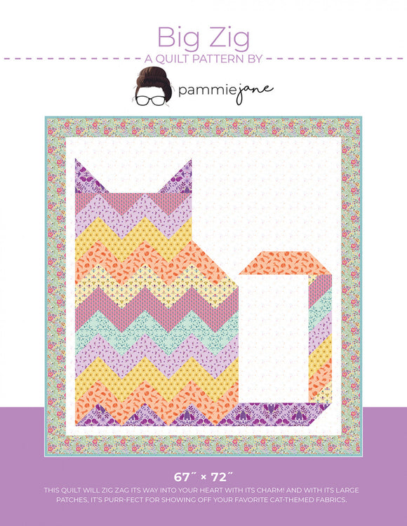 Big Zig Quilt Pattern by Pammie Jane