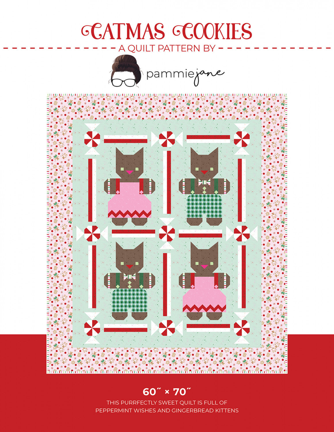 Catmas Cookies Quilt Pattern by Pammie Jane