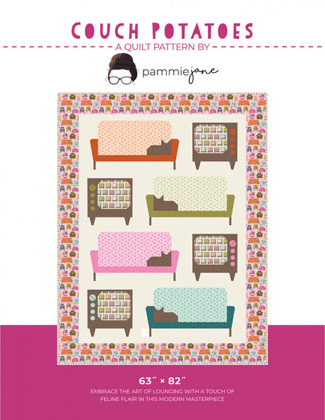 Couch Potatoes Quilt Pattern by Pammie Jane