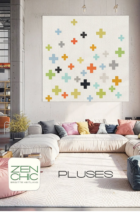 Pluses Quilt Pattern by Zen Chic