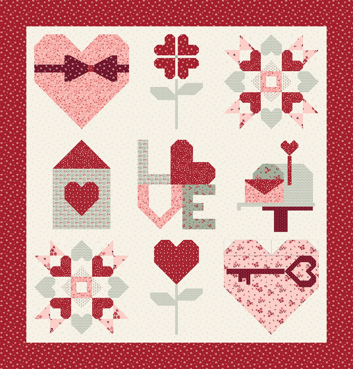 Many Ways to Love Quilt Pattern by Pieces From My Heart
