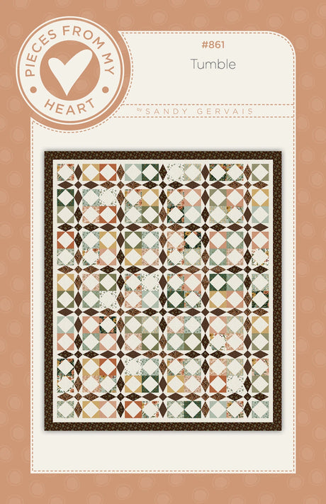 Tumble Quilt Pattern by Pieces From My Heart