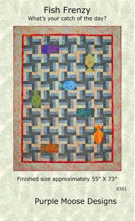 Fish Frenzy Quilt Pattern by Purple Moose Designs
