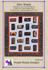 Slim Shady Quilt Pattern by Purple Moose Designs