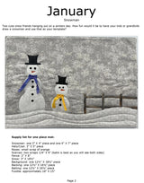 A Year Of Placemats by Purple Moose Designs