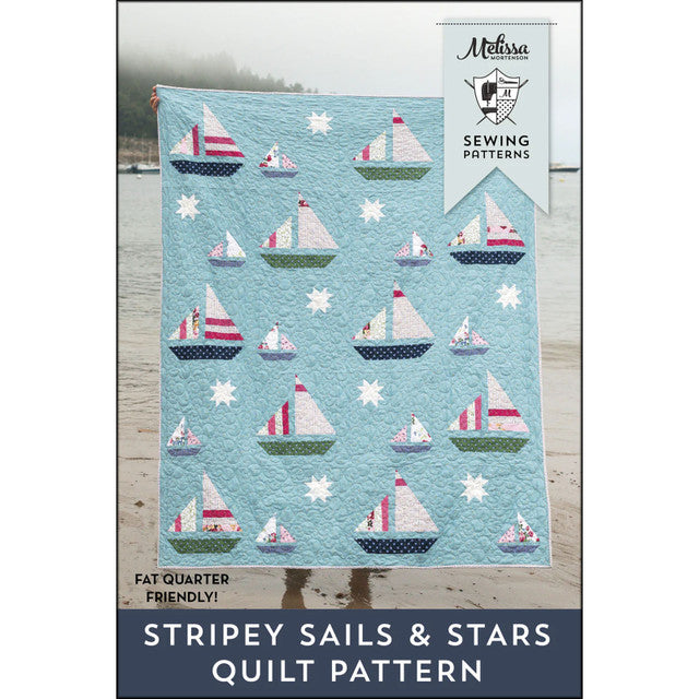 Stripey Sails & Stars Quilt Pattern by Melissa Mortenson