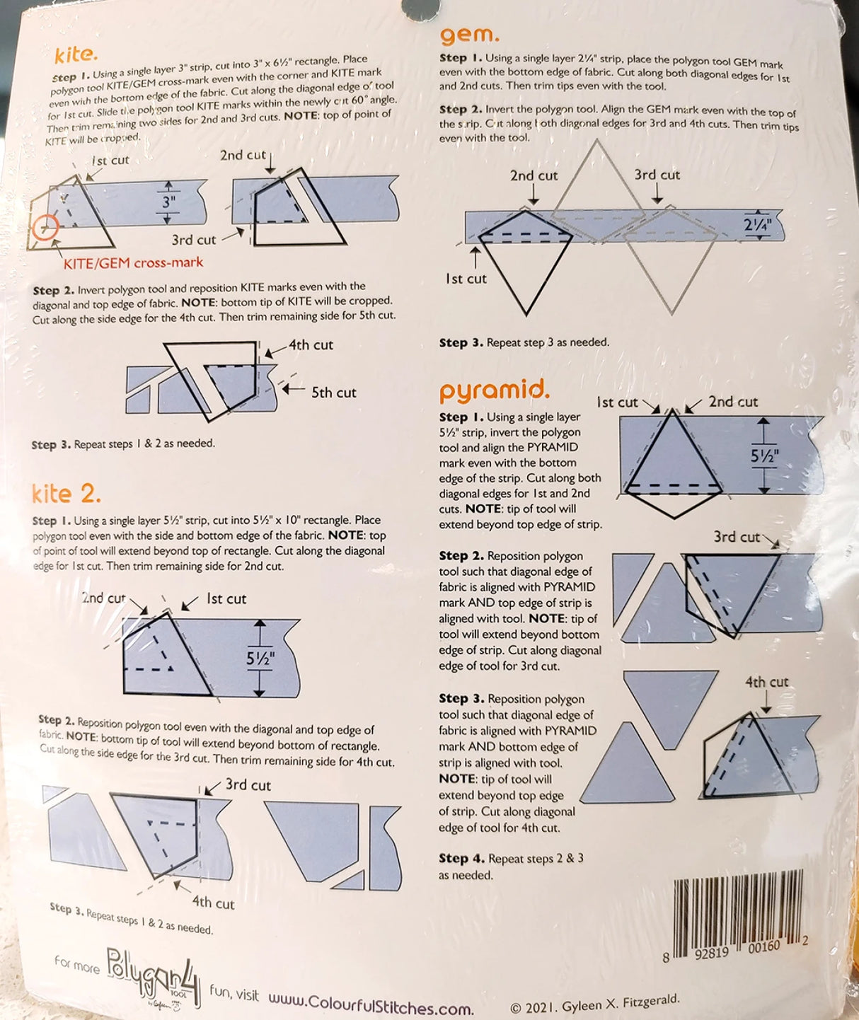 Back of the Polygon4 Tool by FPI Publishing