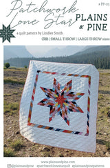 Patchwork Lone Star Quilt Pattern by Plains and Pine