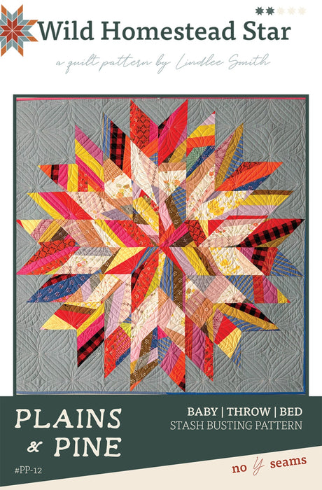 Wild Homestead Star Quilt Pattern by Plains and Pine