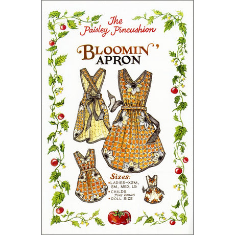 Bloomin' Apron Pattern by Paisley Pincushion