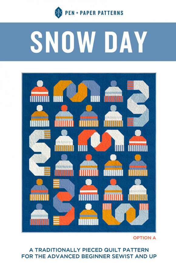 Snow Day Quilt Pattern by Pen and Paper Patterns