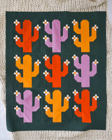 Oh My Cacti Quilt Pattern by Pen and Paper Patterns