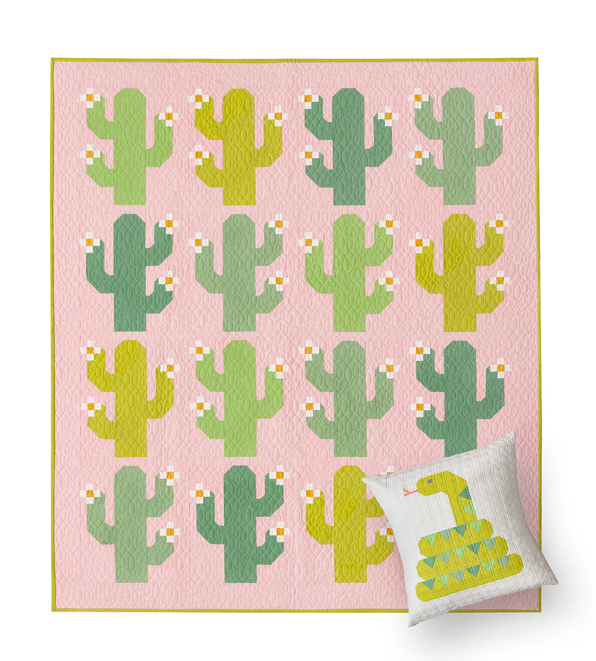 Oh My Cacti Quilt Pattern by Pen and Paper Patterns