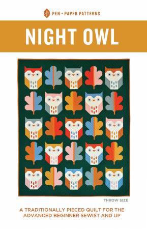 Night Owl Quilt Pattern by Pen and Paper Patterns