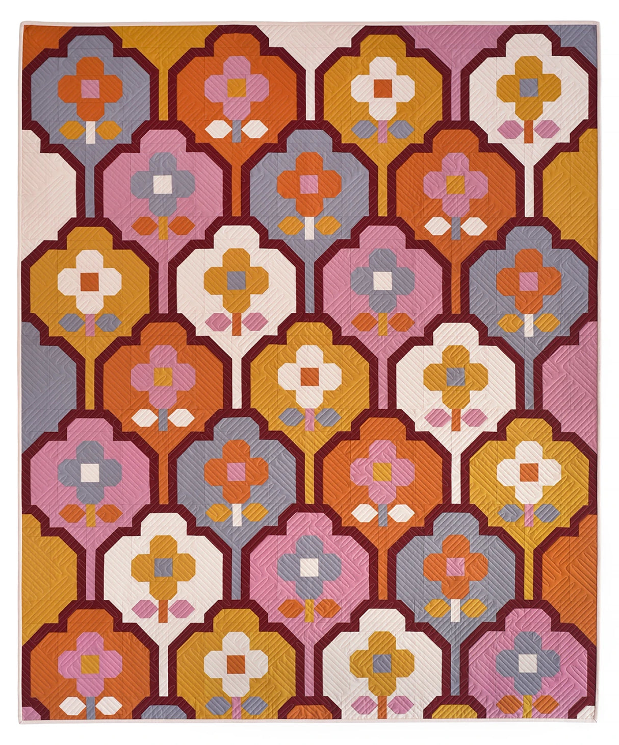 Wallflower Quilt Pattern by Pen and Paper Patterns