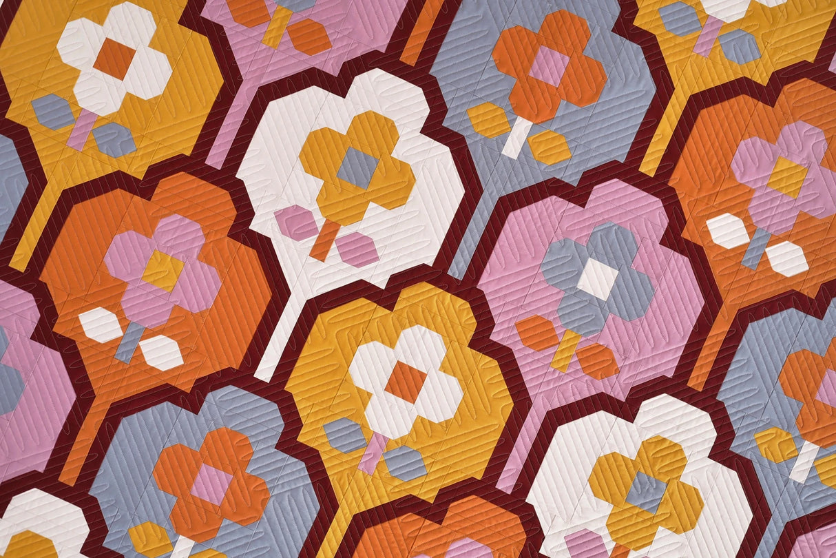 Wallflower Quilt Pattern by Pen and Paper Patterns