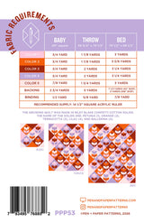 Back of the Growing Quilt Pattern by Pen & Paper Pattern