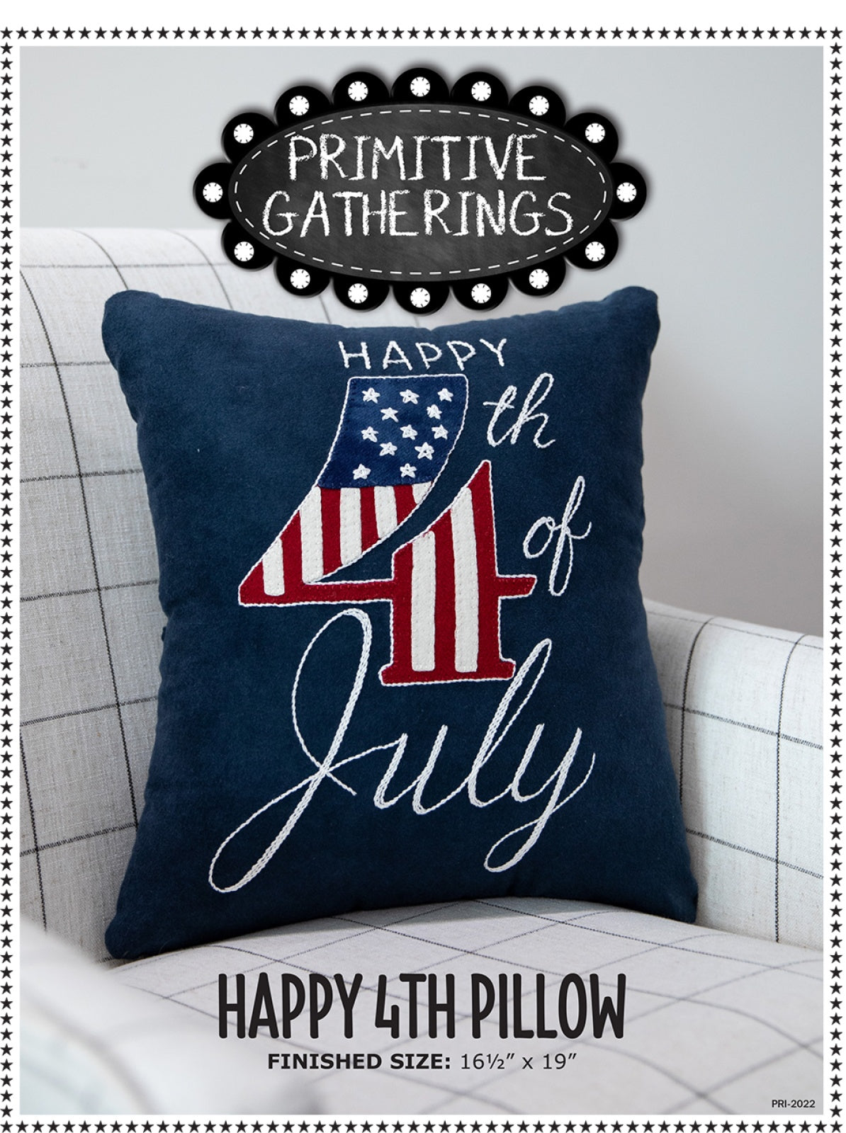 Happy 4th Pillow by Primitive Gatherings