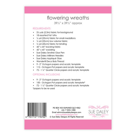 Flowering Wreath Quilt Pattern