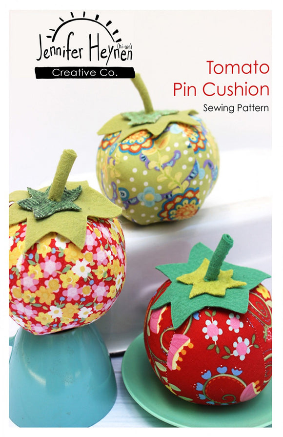 Tomato Pin Cushion Pattern by Jennifer Heynen Creative Co.