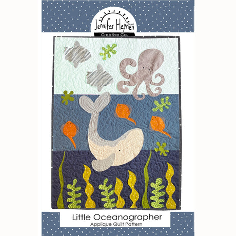 Little Oceanographer Applique Quilt Pattern by Jennifer Heynen Creative Co.