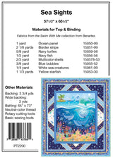 Back of the Sea Sights Quilt Pattern by Pine Tree Country Quilts