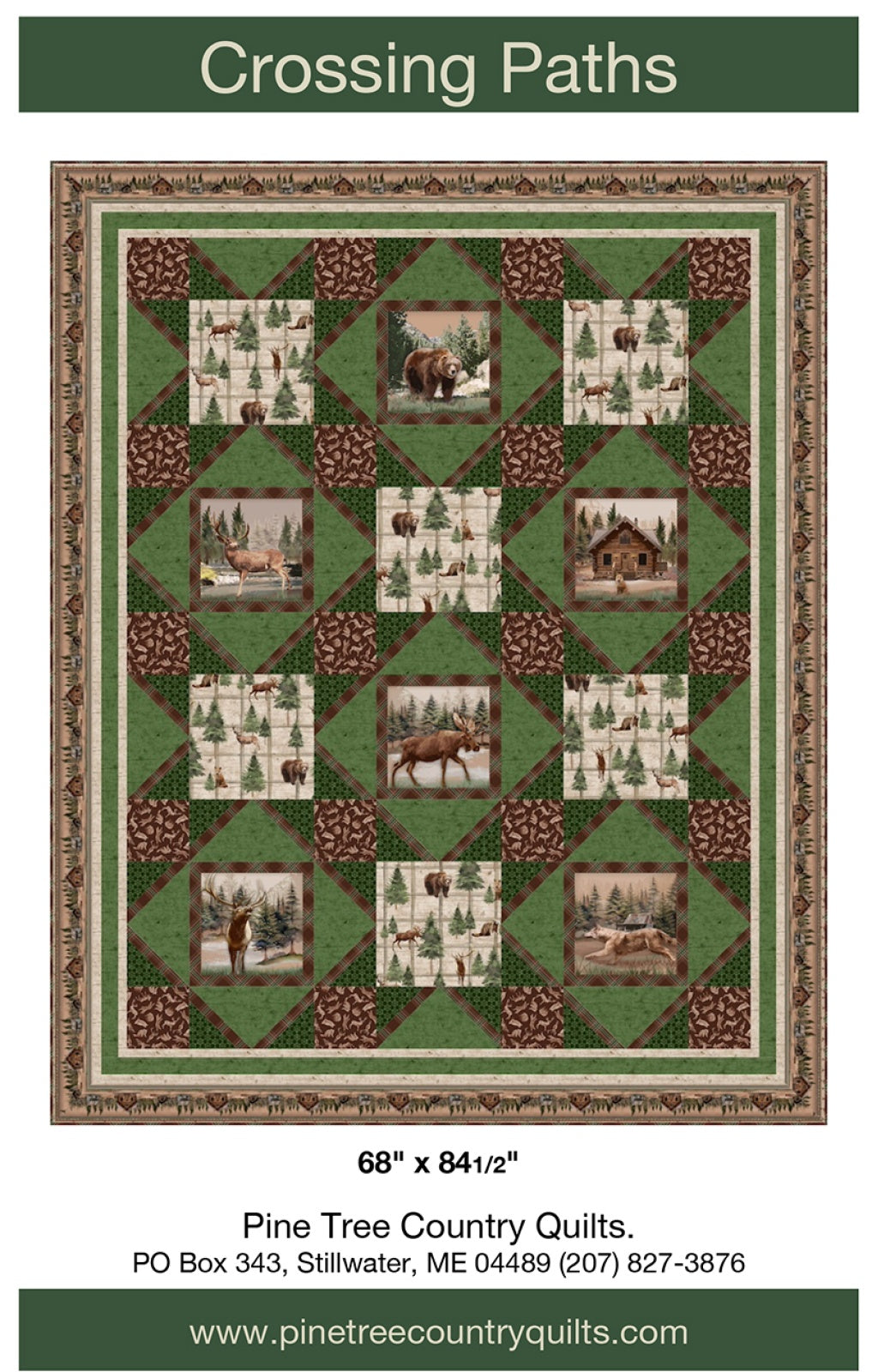 Crossing Paths Quilt Pattern by Pine Tree Country Quilts
