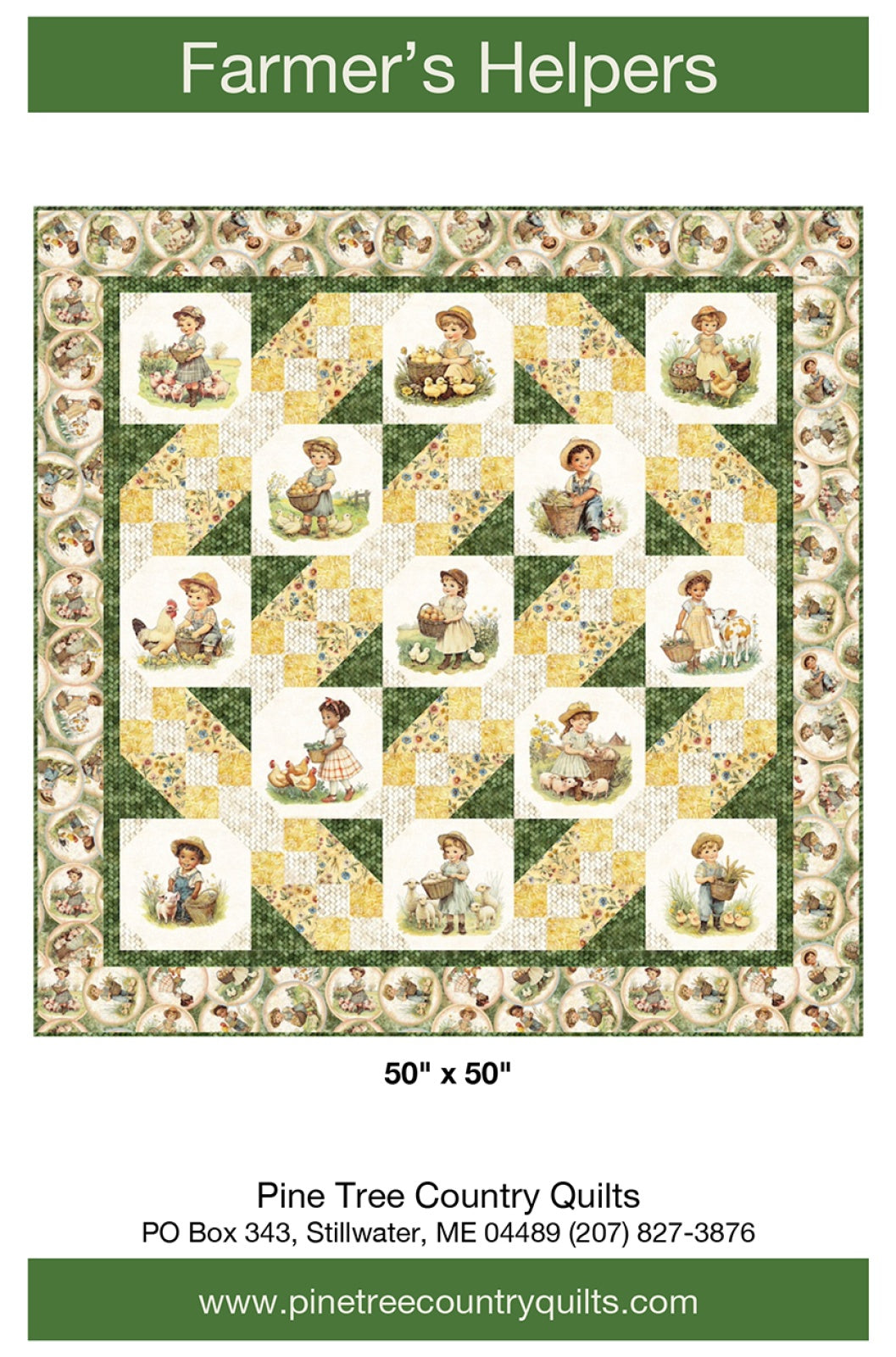 Farmer’s Helpers Quilt Pattern by Pine Tree Country Quilts