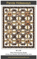 Panda Hideaways Quilt Pattern by Pine Tree Country Quilts