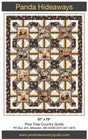 Panda Hideaways Quilt Pattern by Pine Tree Country Quilts