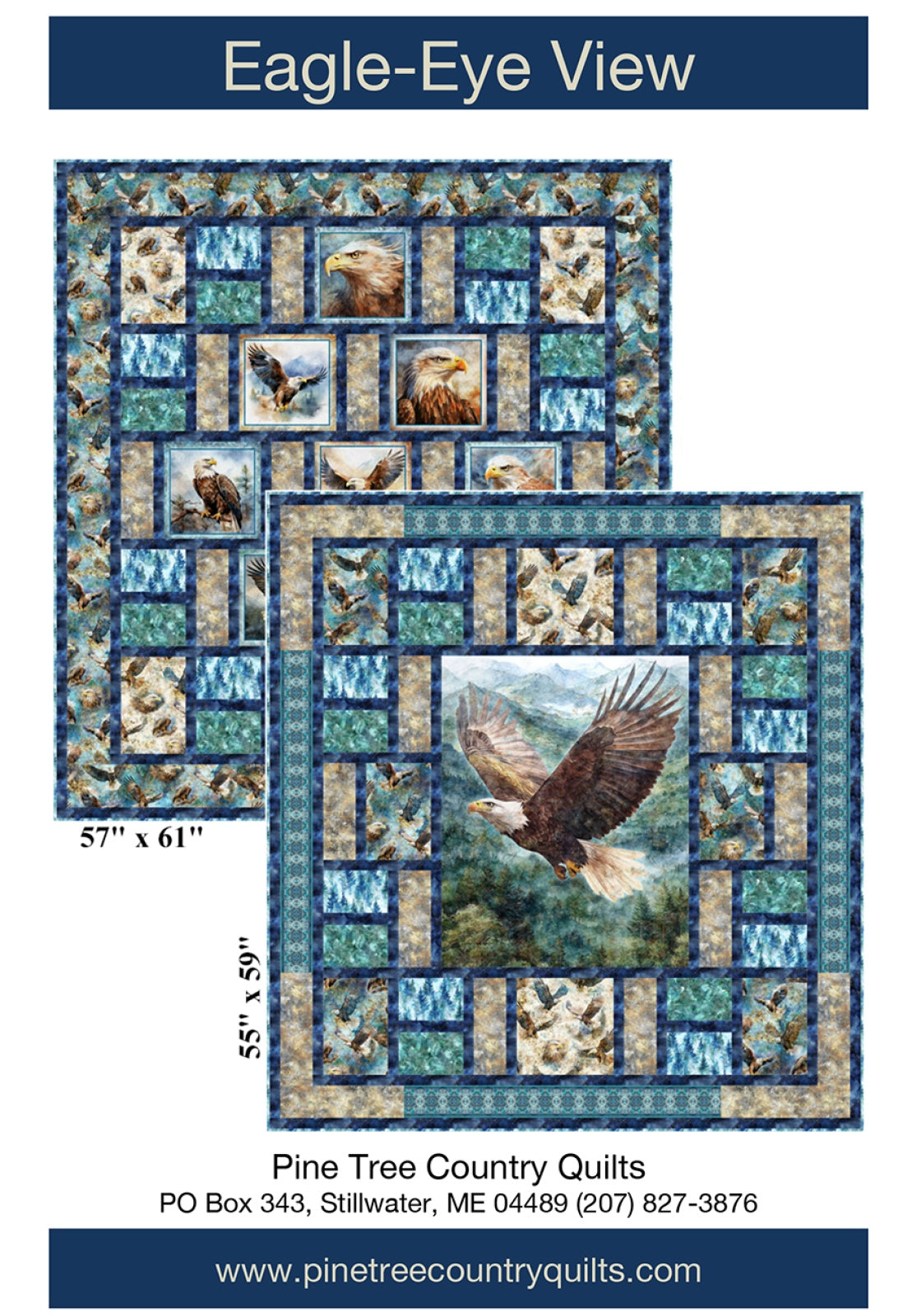 Eagle-Eye View Quilt Pattern by Pine Tree Country Quilts