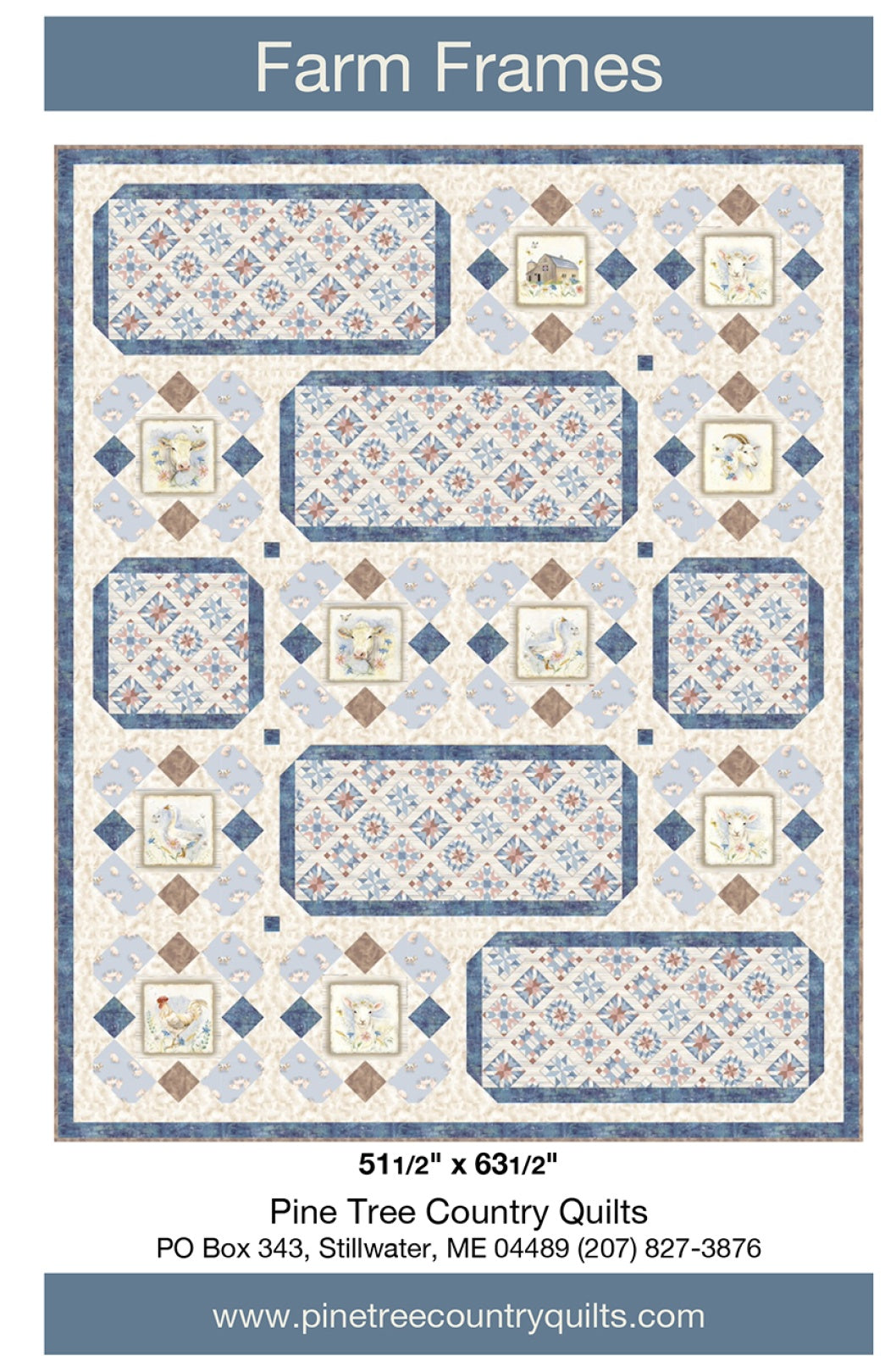 Farm Frames Quilt Pattern by Pine Tree Country Quilts