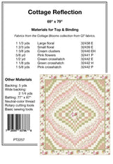 Back of the Cottage Reflection Quilt Pattern by Pine Tree Country Quilts