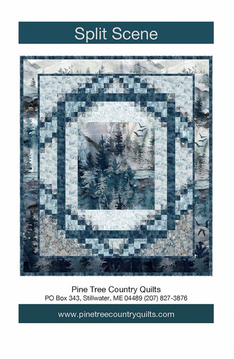 Split Scene Quilt Pattern by Pine Tree Country Quilts
