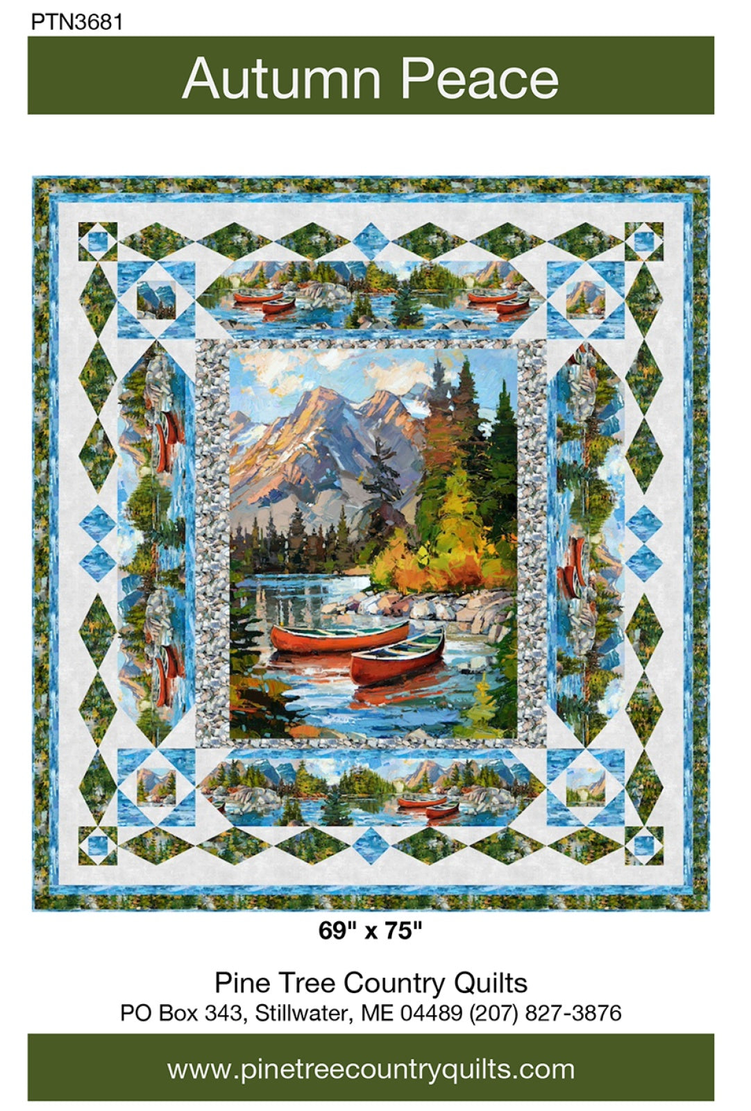 Autumn Peace Quilt Pattern by Pine Tree Country Quilts