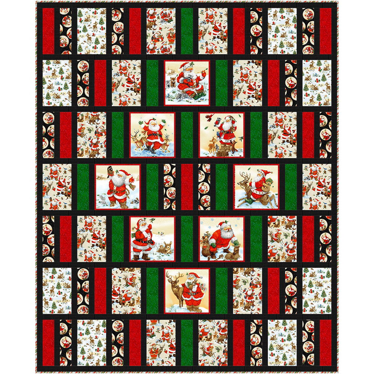 Santa's Windows Downloadable Pattern by Pine Tree Country Quilts