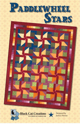 Paddlewheel Stars Downloadable Pattern by Black Cat Creations