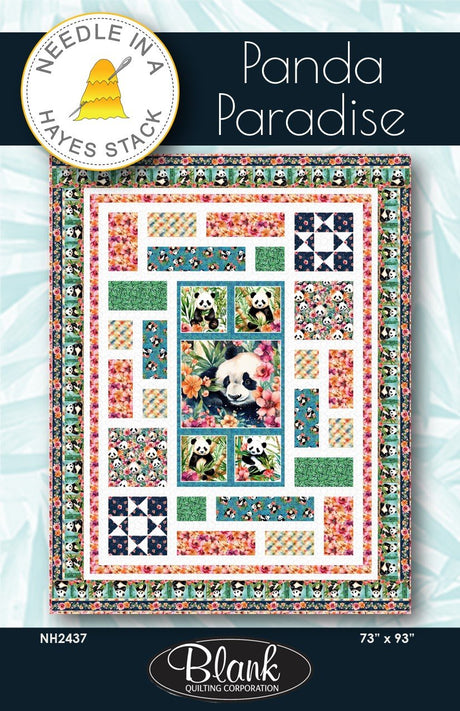 Panda Paradise Downloadable Pattern By Needle In A Hayes Stack