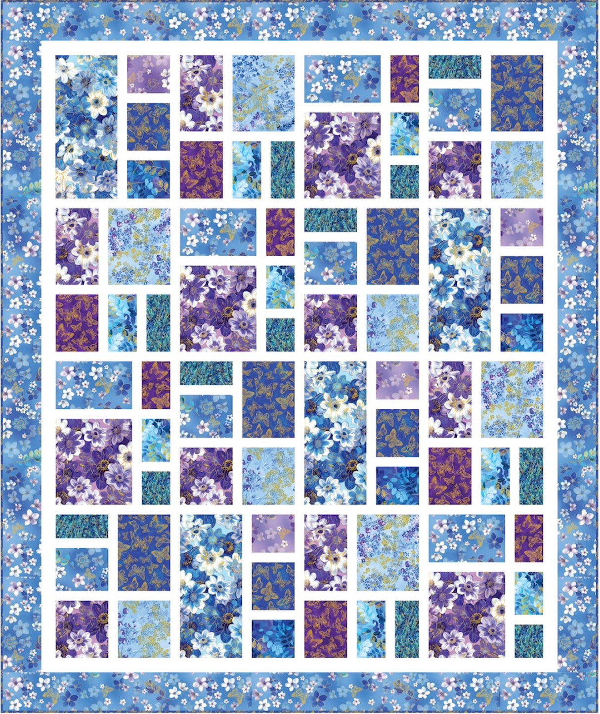 Parquet Impressions Downloadable Pattern by Pine Tree Country Quilts