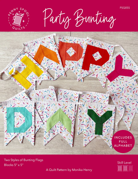 Party Bunting Downloadable Pattern by Penny Spool Quilts Pattern