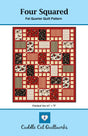 Four Squared Downloadable Pattern by Cuddle Cat Quiltworks