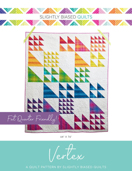 Vertex Quilt Pattern by Slightly Biased Quilts