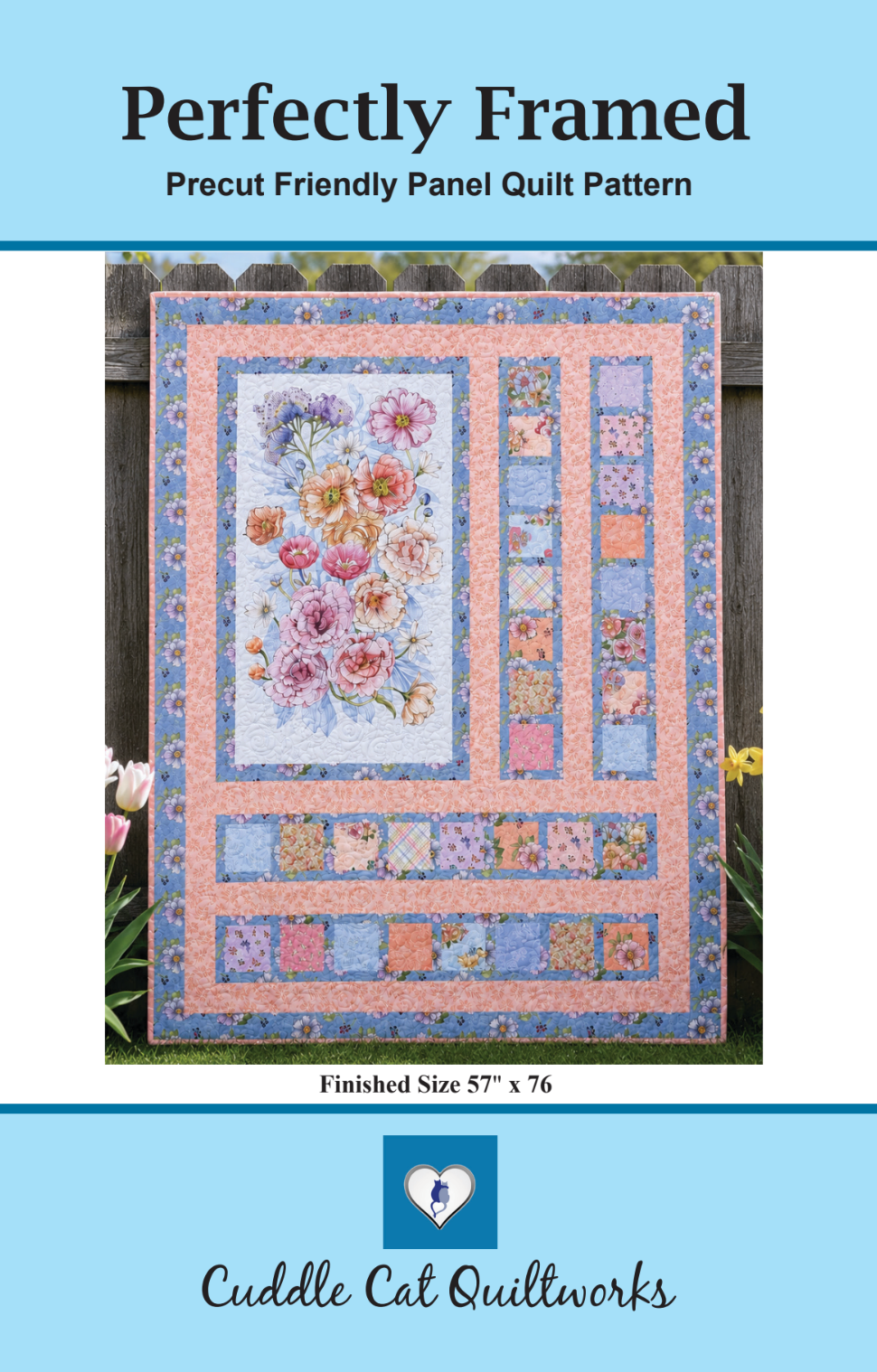 Perfectly Framed Downloadable Pattern by Cuddle Cat Quiltworks
