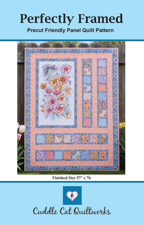 Perfectly Framed Downloadable Pattern by Cuddle Cat Quiltworks