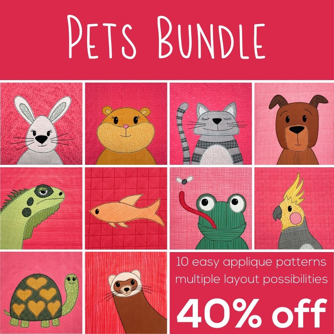 Pets Bundle Downloadable Pattern by Shiny Happy World